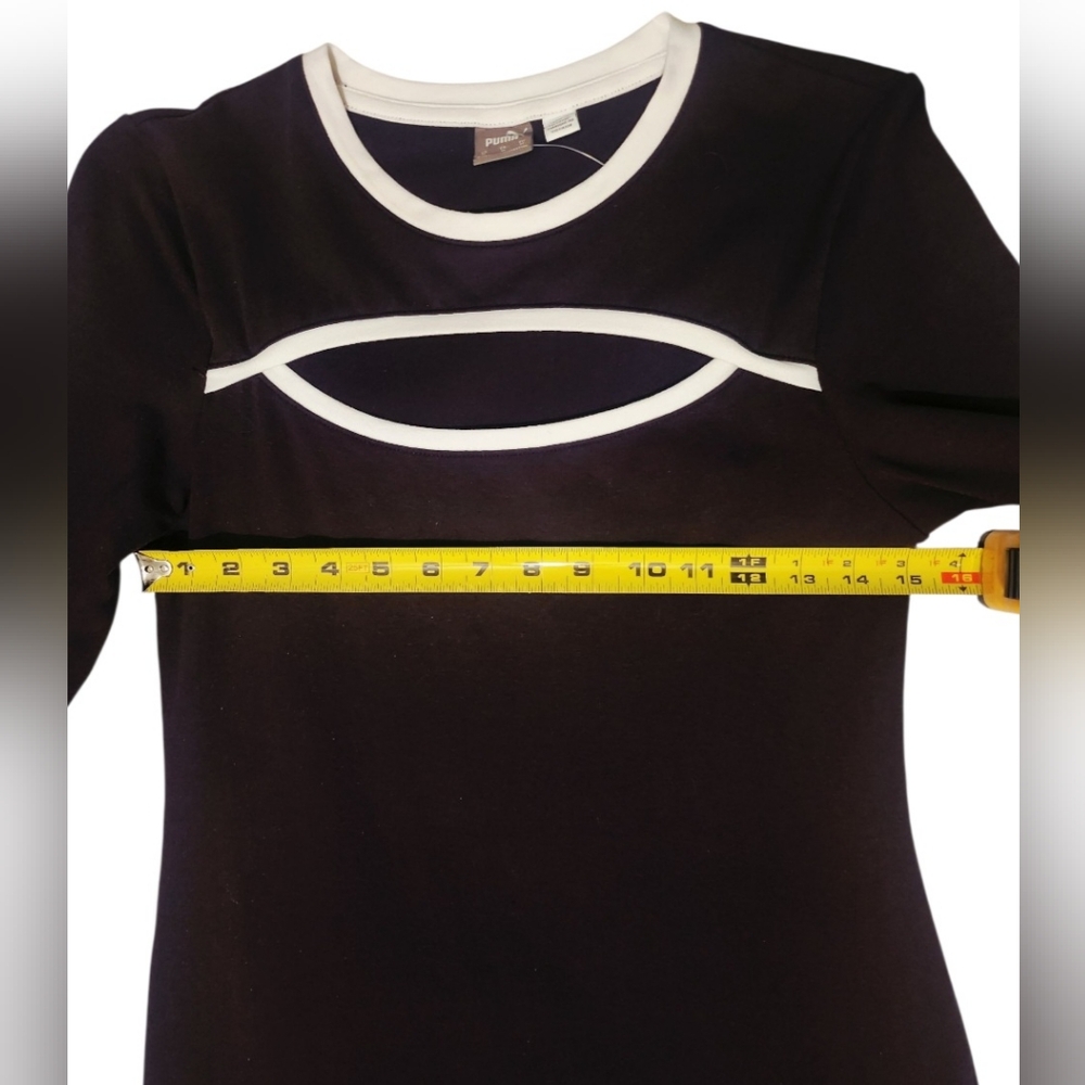 Women's Long Sleeve Slimming Athletic Dress Black Size Medium MSRP $65 - Picture 5 of 16